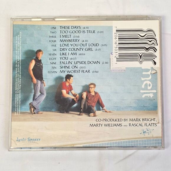 Rascal Flatts Melt CD Album Pre-owned - Picture 3 of 3
